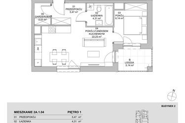 Plan inwestycji Francuska Park VIIIA 9