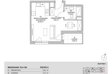 Plan inwestycji Francuska Park VII 1