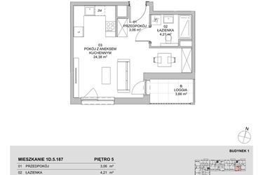 Plan inwestycji Francuska Park VII 6